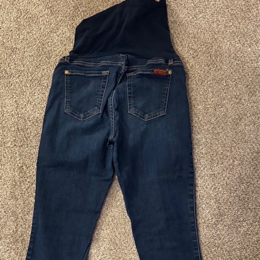 7 For all Mankind Maternity Denim size 26